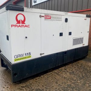 a white pramac generator